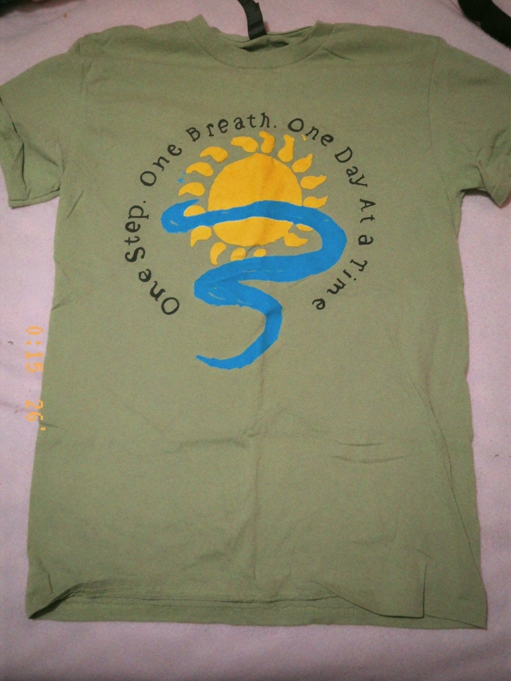 Gildan Light Green Heavy Cotton T-Shirt with Black Label